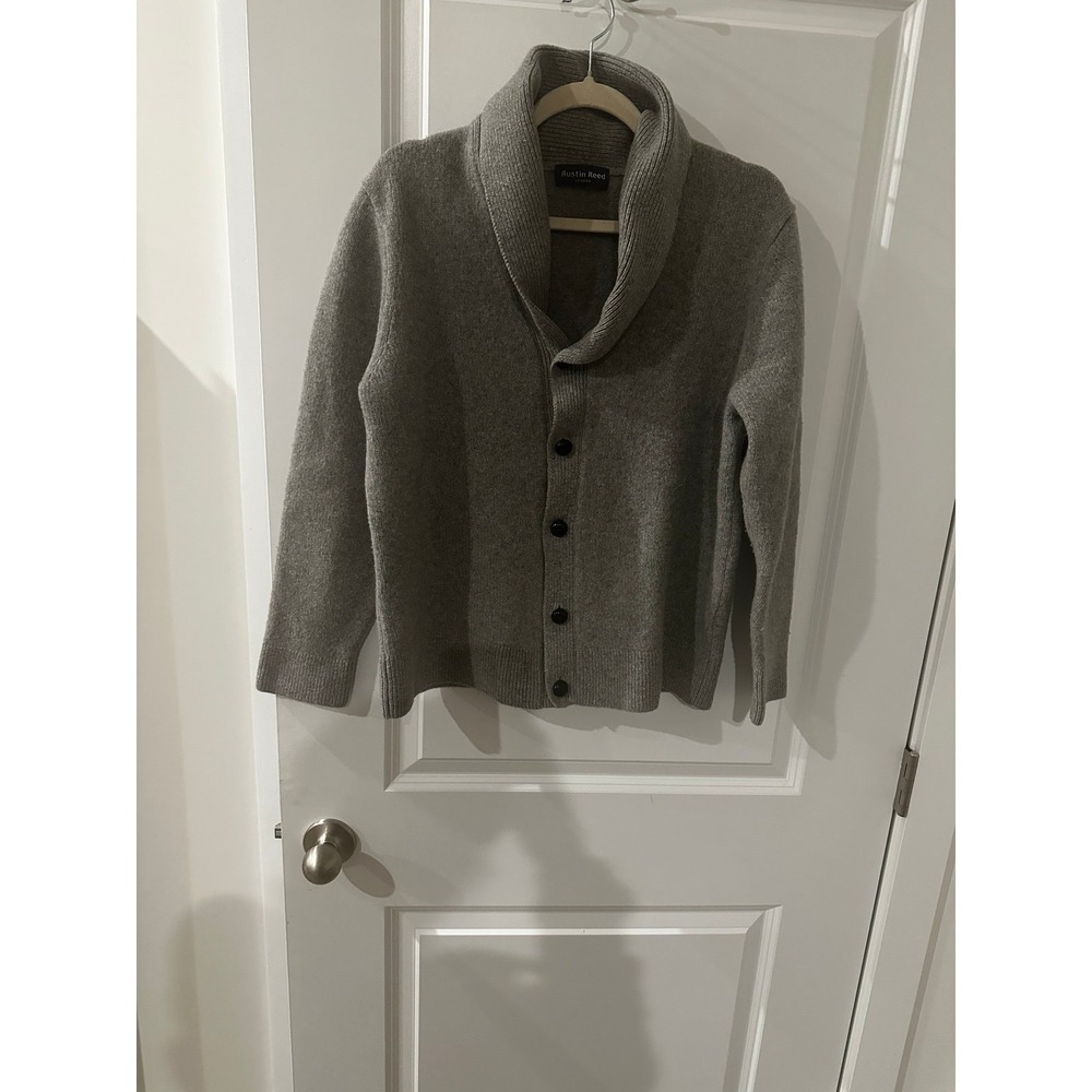 Vintage Austin Reed Lambswool Cardigan Sweater Grannie core CottageCore 1980's